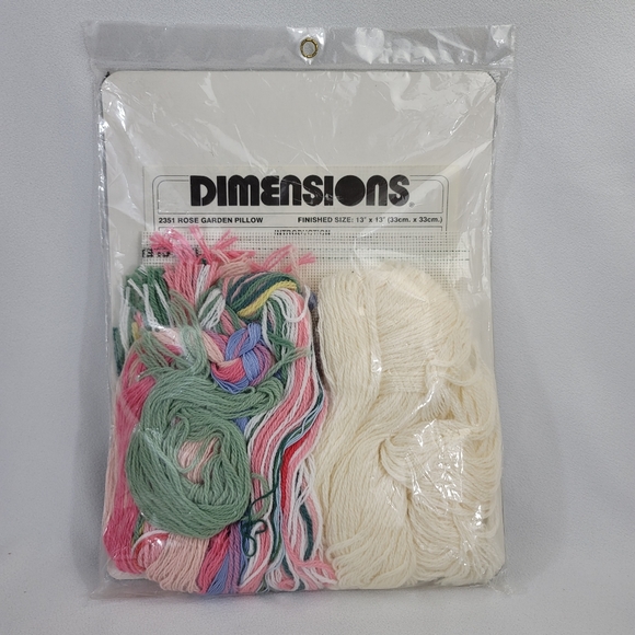 Dimensions Needlepoint Rose Garden Pillow Kit - Picture 5 of 8